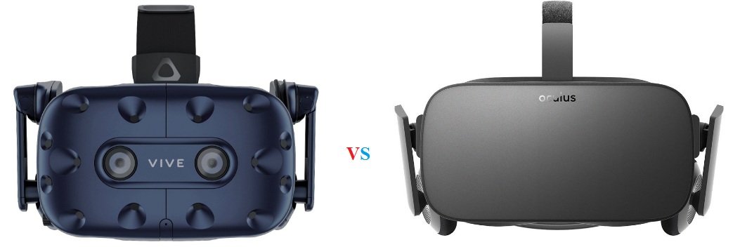 Oculus Rift vs HTC Vive VR Headsets